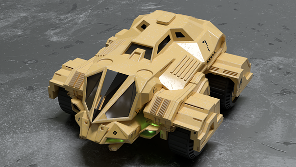 Lastwagen, Transport, Science-Fiction