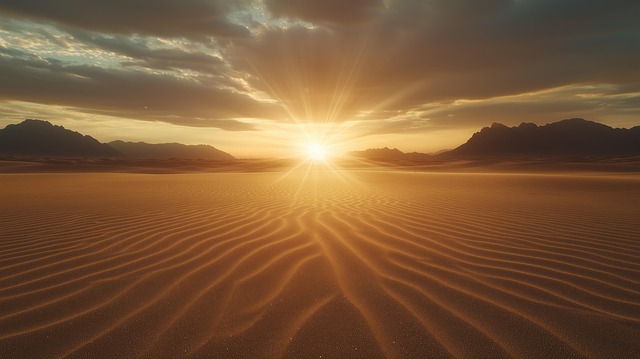 Free background image desert mountains illustration