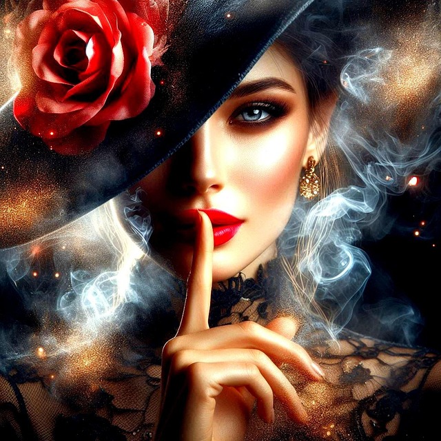 Free queen woman lipstick illustration