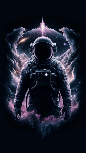 Free ai generated astronaut moon illustration