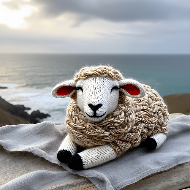 Free lamb toy sheep illustration