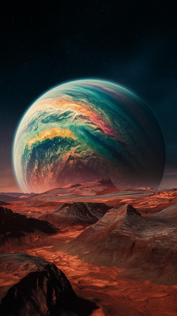 Rojo, Planeta, Espacio, Superficie