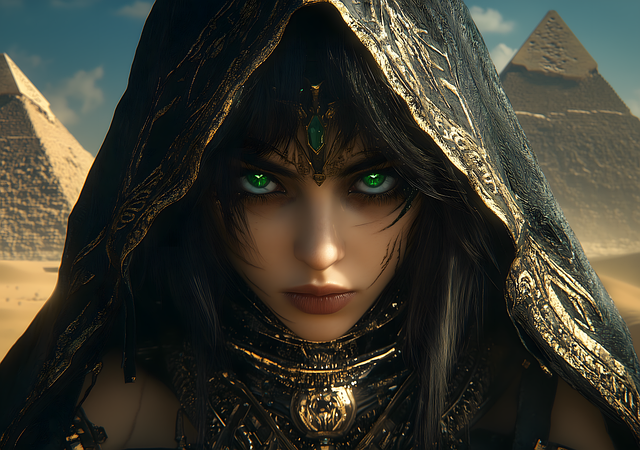 Free ai generated woman fantasy illustration
