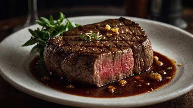 Free ai generated steak food illustration
