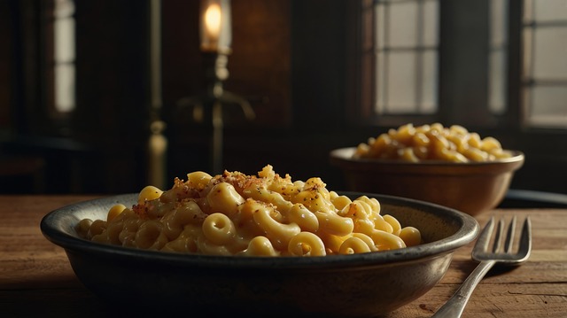 Free ai generated macaroni and cheese macaroni illustration