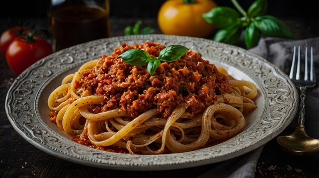 Free ai generated bolognese pasta illustration