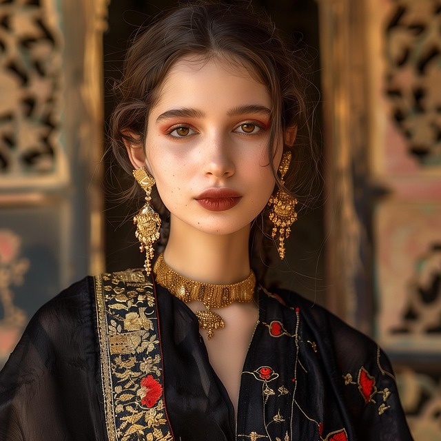 Free ai generated woman portrait illustration