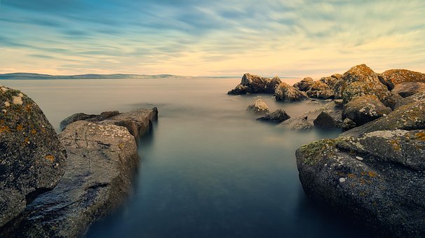 Galway, Irland, Landschaft, Seestück