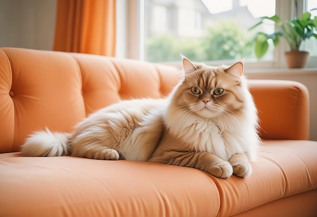 Animal, Chat, Sofa, Arte, Félin, Fofo
