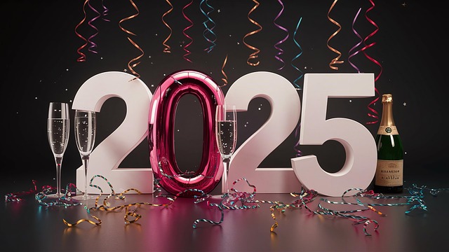 Free ai generated 2025 new year illustration