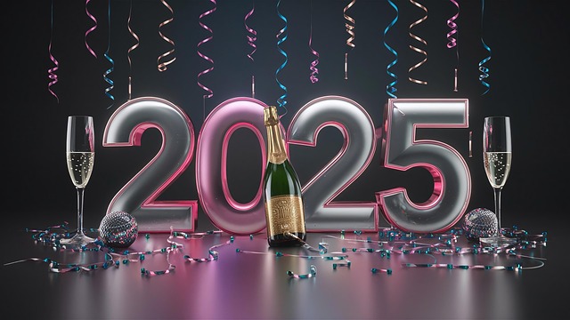 Free ai generated 2025 new year illustration