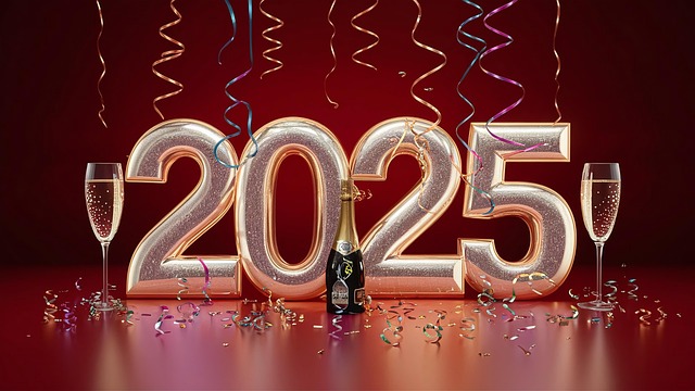 Free ai generated 2025 new year illustration
