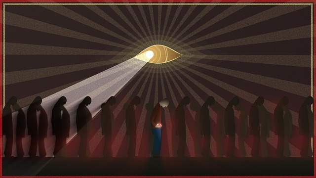 Free eye control dictator illustration