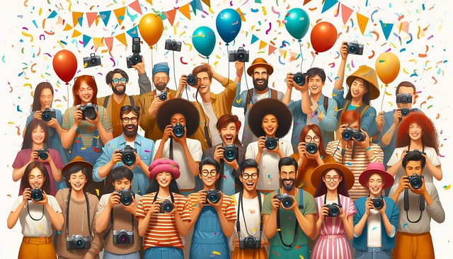 Free ai generated photographers international photography day illustration