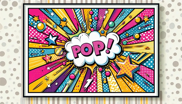 Free ai generated pop colorful illustration