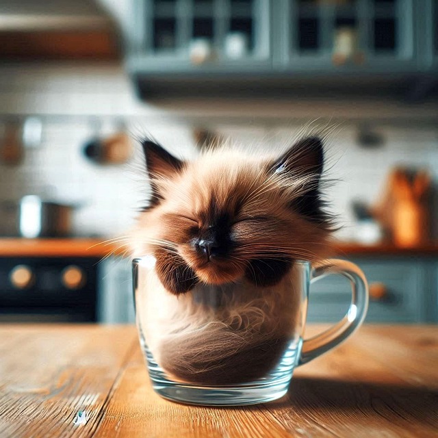 Free kitten animal mug illustration