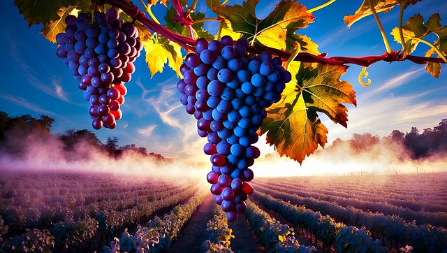 Free grapes grapevine viticulture illustration