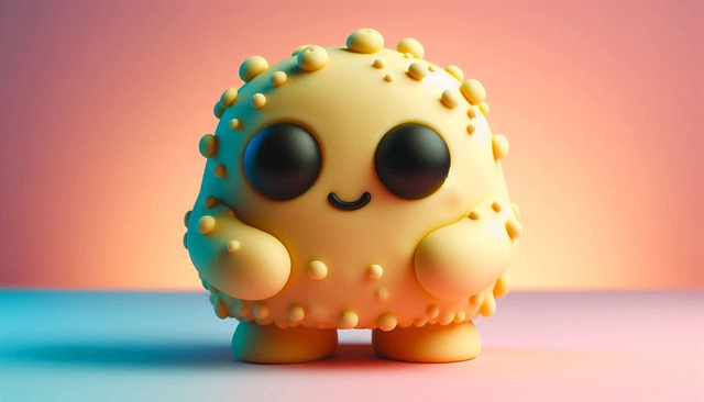 Free ai generated monster little monster illustration