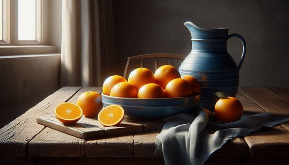 Free Ai Generated Fruit Basket illustration and picture
