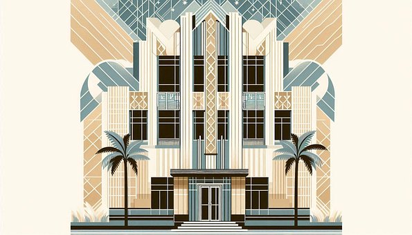 Free Ai Generated Building illustration and picture