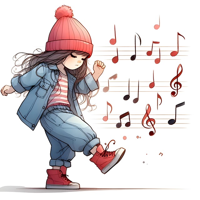 Free child melody tiny illustration