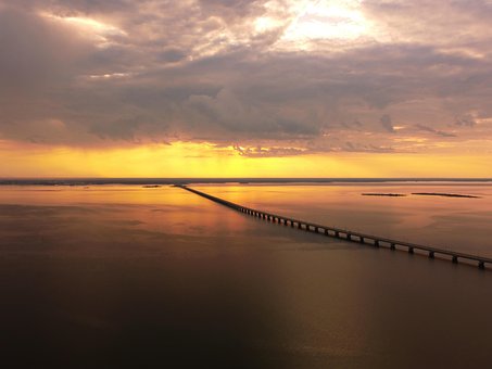 Ponte De Öland, Suécia, Ponte, Mar