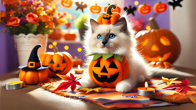 Free ai generated ragdoll kitten ragdoll cat illustration