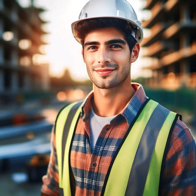 Download free HD stock image of Engineer Man Free engineer man portrait illustration