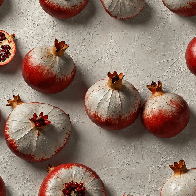 Free ai generated pomegranate fruit illustration