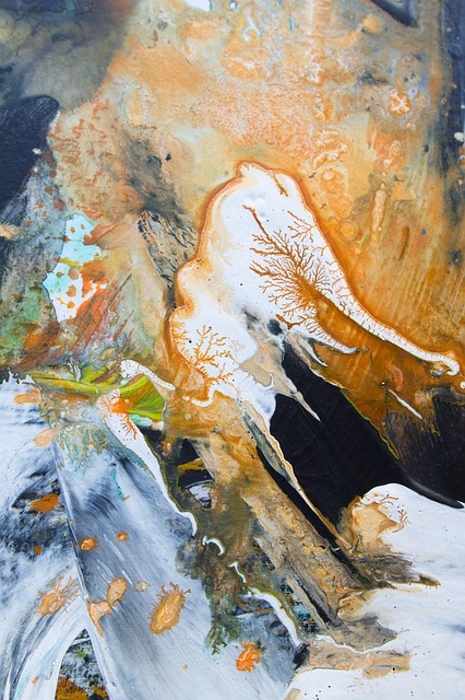 Detalhe, Fechar-Se, Pintura, Acrílico