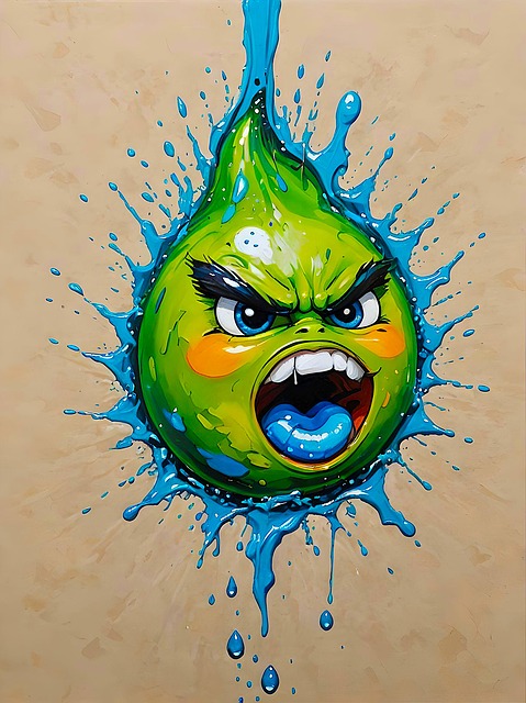 Download free HD stock image of Ai Generated Water Free ai generated water droplet illustration
