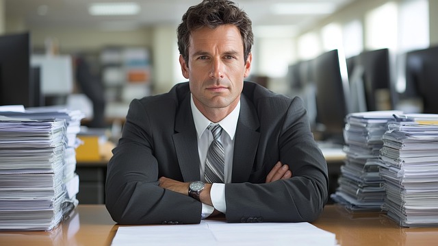 Free businessman business office illustration