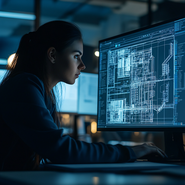 Free ai generated software developer illustration