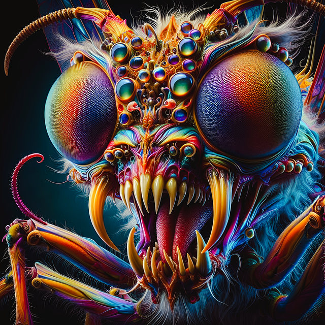 Download free HD stock image of Ai Generated Monster Free ai generated monster eyes illustration
