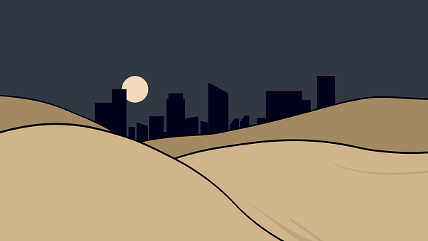 Citado, Desierto, Reirse De, Horizonte