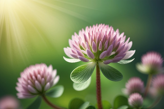 Download free HD stock image of Ai Generated Clover Free ai generated clover flowers illustration
