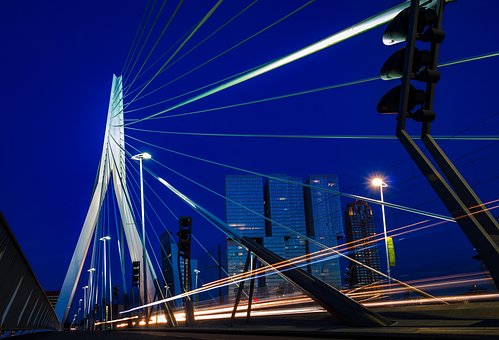 Eramus, Erasmusbrug, Maas, Modern, Nl