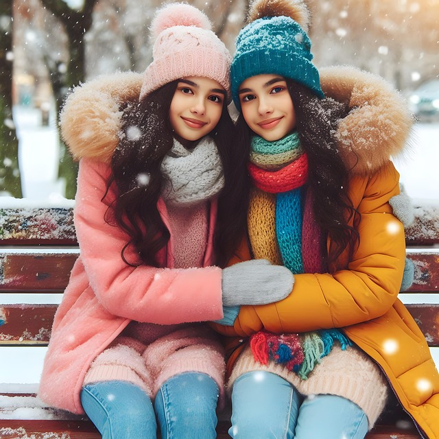 Ai Generiert, Freunde, Winter