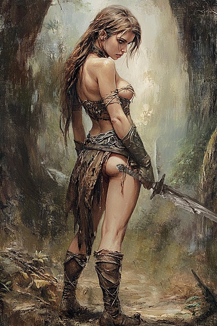Download free HD stock image of Ai Generated Fantasy Free ai generated fantasy woman illustration