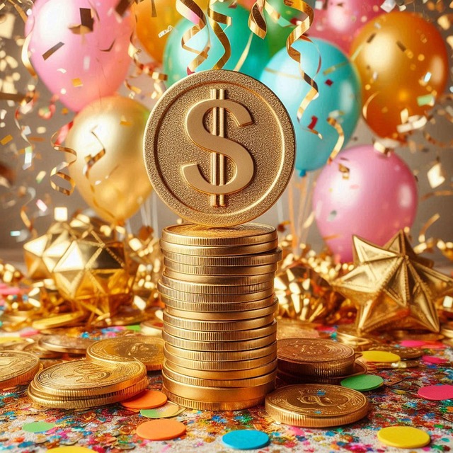 Free ai generated coins money illustration