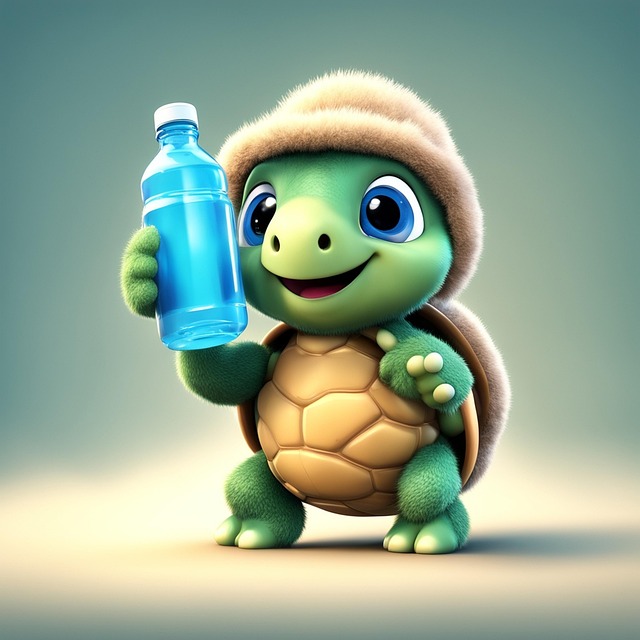 Free cuteturtle hikingturtle cartoonturtle illustration