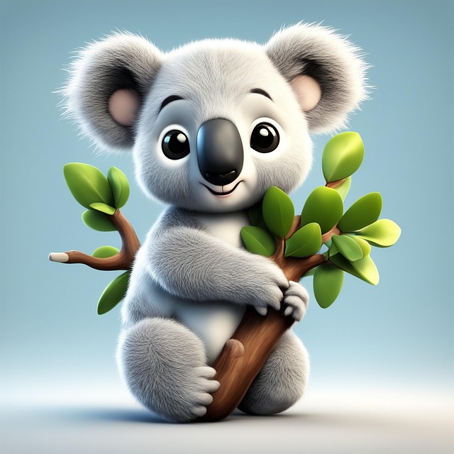 Free koalaicon treebranch cartoonkoala illustration