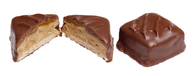 Free chocolate nougat candy illustration