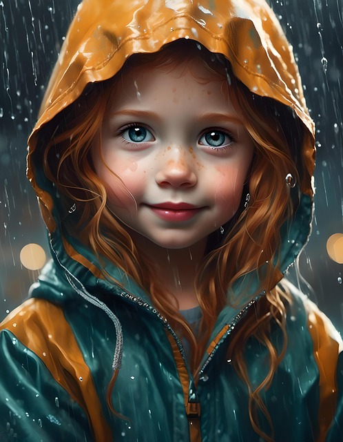 Free ai generated girl little girl illustration