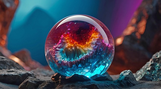 Free ai generated sphere abstract illustration