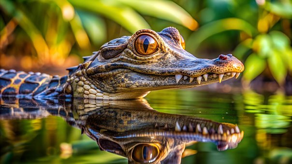 Free Ai Generated Alligator illustration and picture