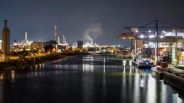 Handelshafen, Kran, Industrie