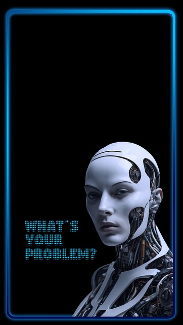 Free ai generated science fiction robot illustration