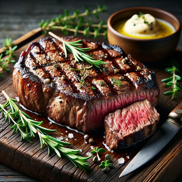 Free ai generated meat steak illustration