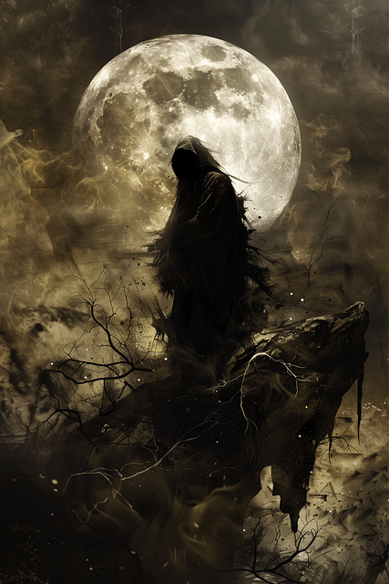 Free ai generated horror scary illustration
